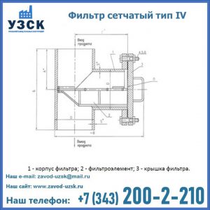 Фильтр сетчатый ФС по Т-ММ-11-2003 в Электростали